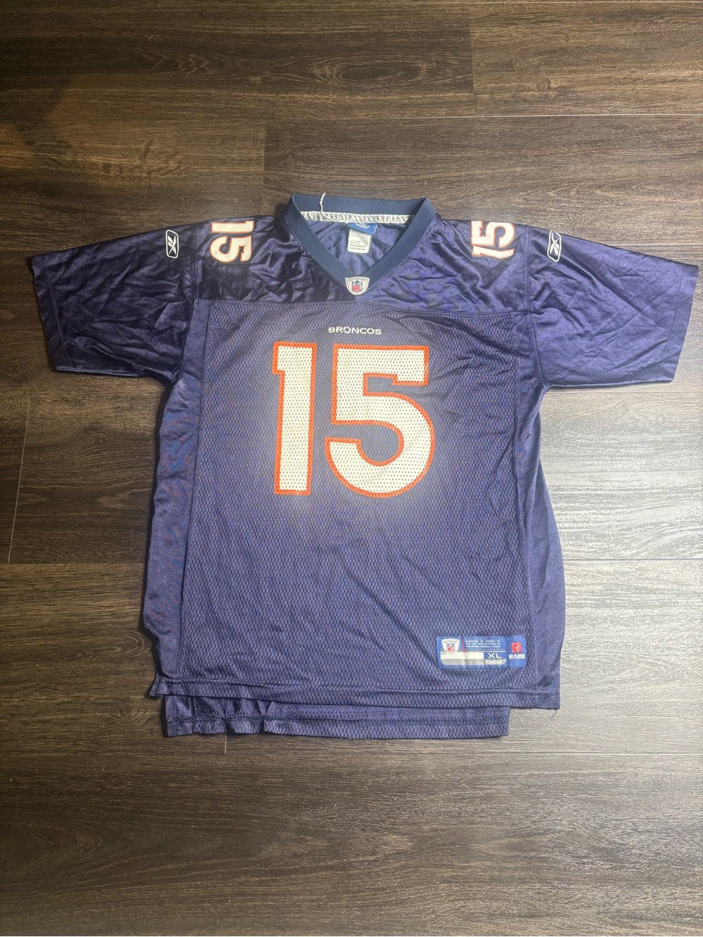 TIM TEBOW DENVER BRONCOS #15 NFL Reebok Onfield JERSEY YOUTH XL